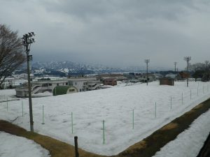 テニスコート 4月９日